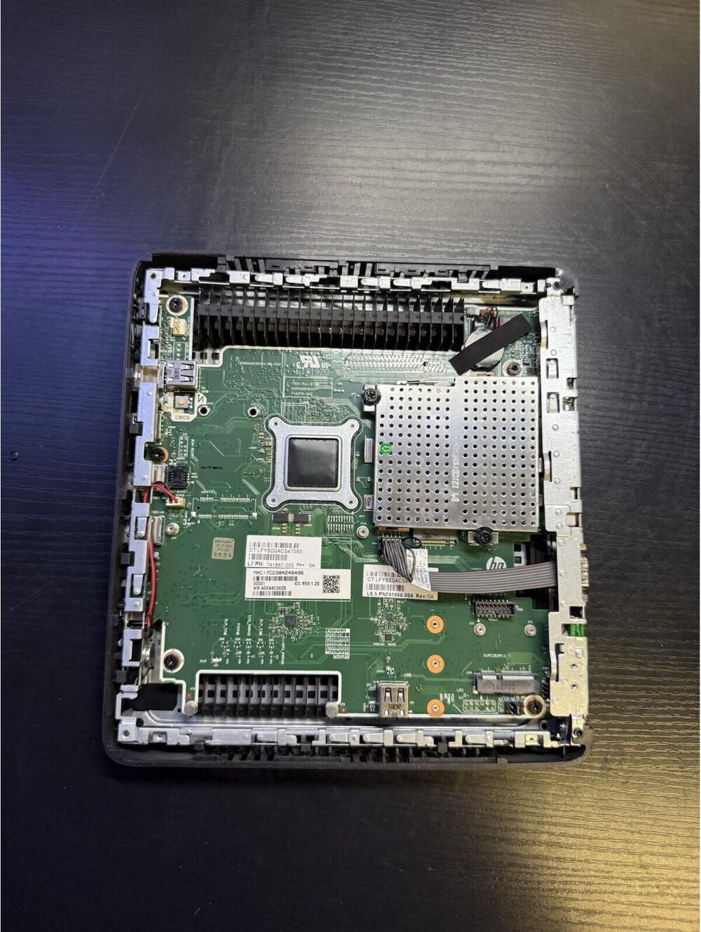 HP t620 Flexible Thin Client Motherboard & Inner Frame 741867-005 AS IS
